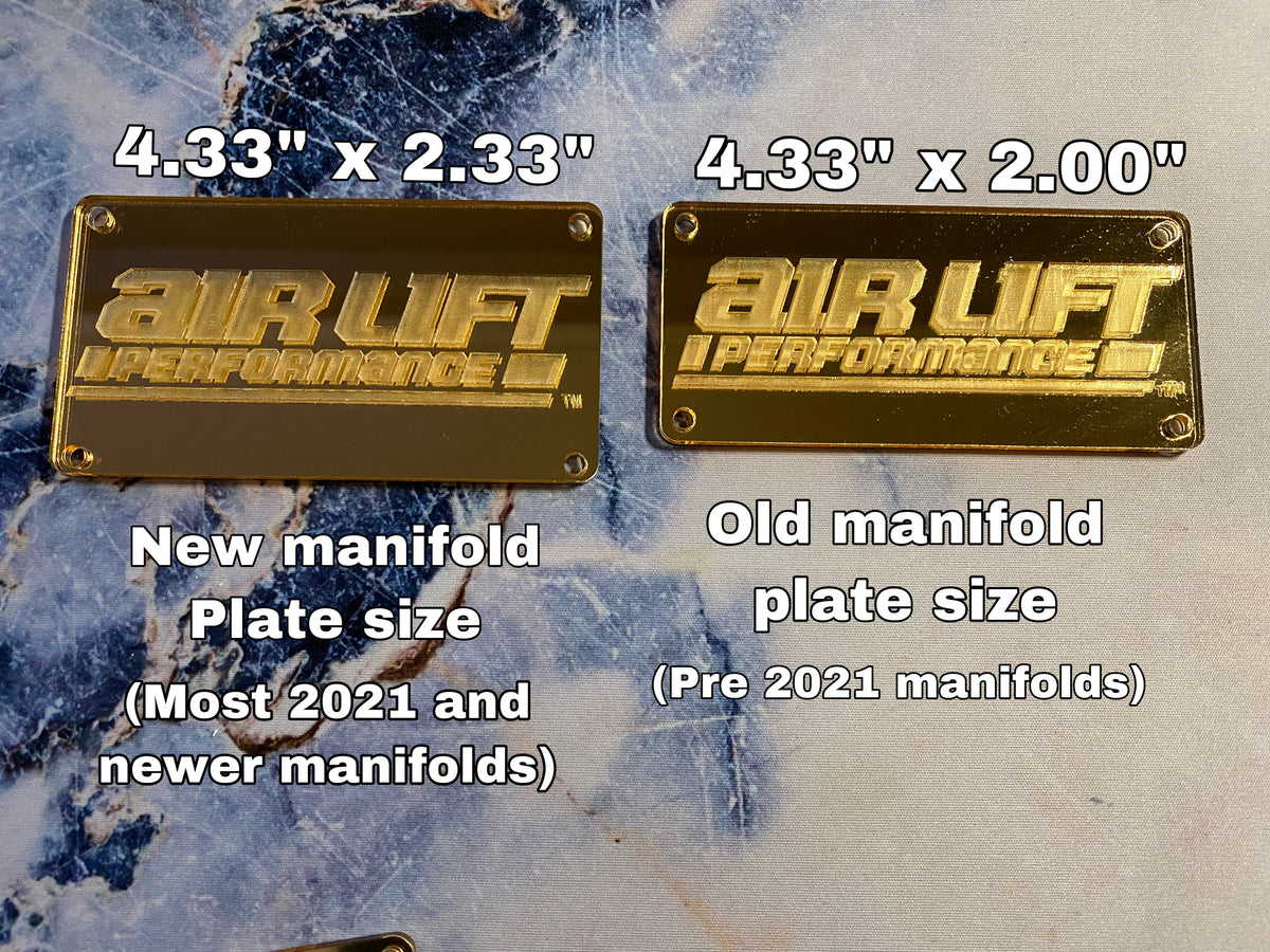 Airlift 3P/3H Manifold Plate Mirror Finish Camberwell Intl.