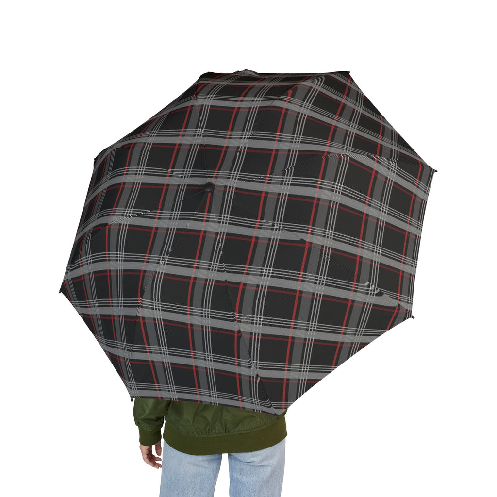 GTI Plaid Semi-Automatic Foldable Umbrella