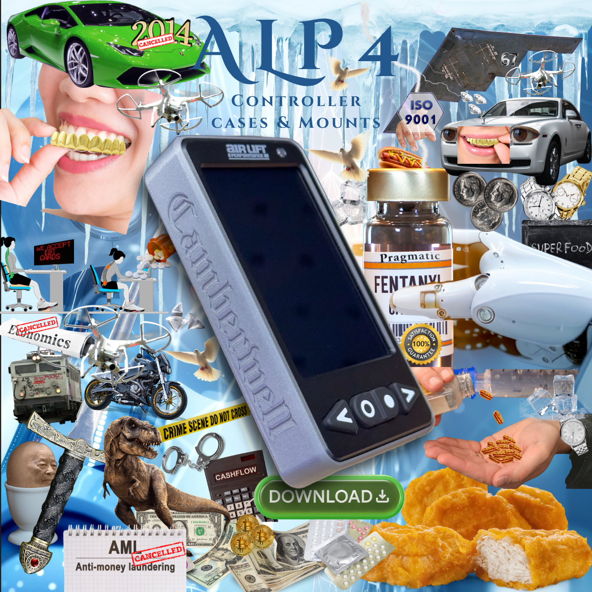 ALP4 Magnetic Controller Case